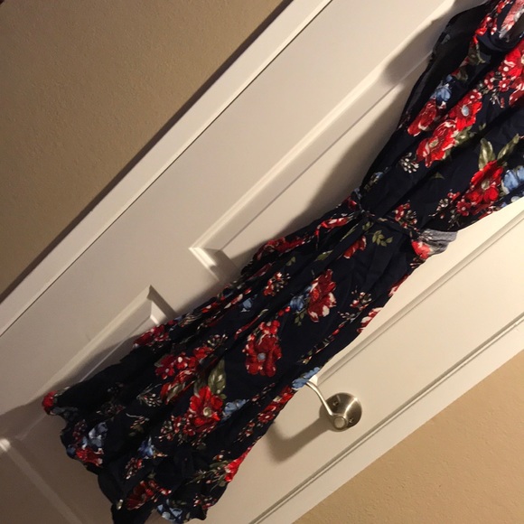 Plus Size Floral Flouncy High Low Maxi Dress NWT - Picture 5 of 6